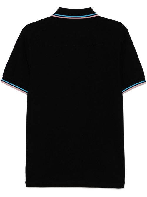 Polo manica corta con doppio bordino e logo ricamato FRED PERRY | M3600Y44